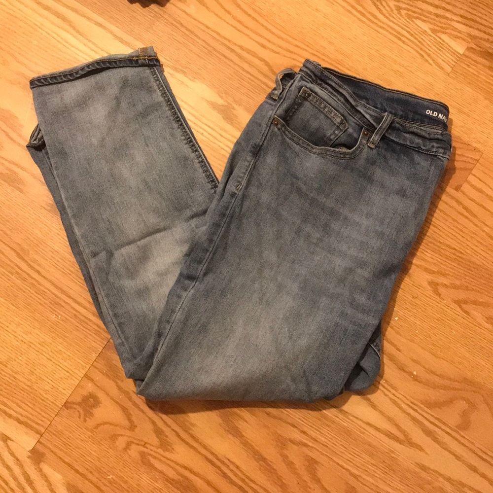 old navy straight jeans